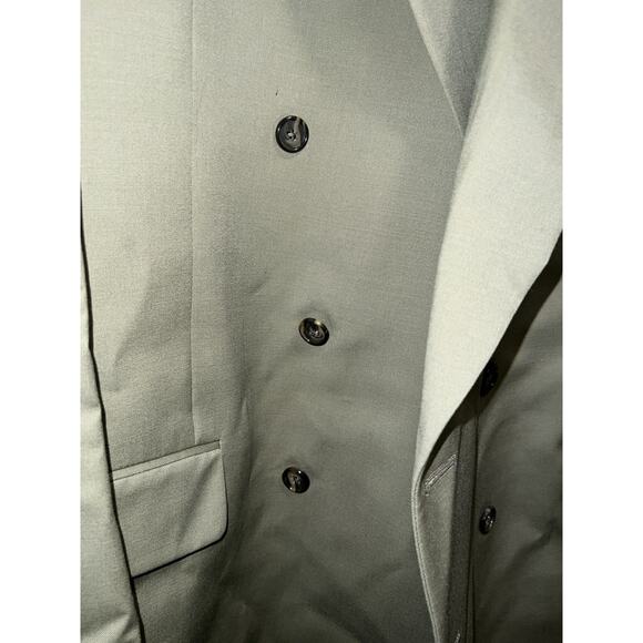 YSL Men’s Double Breasted Blazer 44W Designer Wool Sport Coat Yves Saint Laurent - Picture 4 of 12